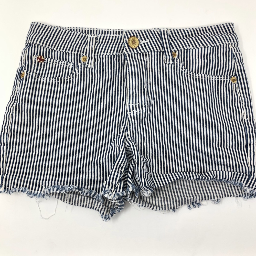 Hudson Jeans Striped Girls Shorts sz 14